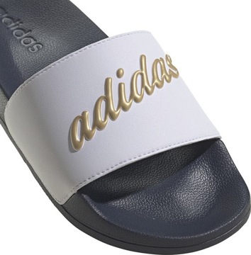 KLAPKI DAMSKIE ADIDAS ADILETTE SHOWER BIAŁO-GRANATOWE GZ5930 r 40,5