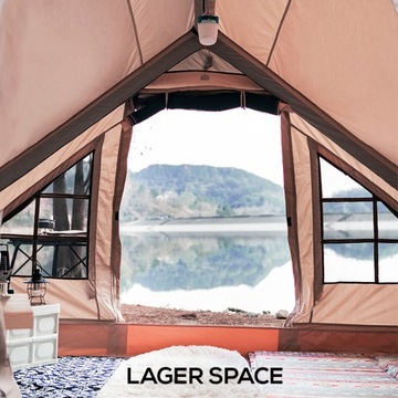 ТУРИСТИЧЕСКАЯ ПАЛАТКА ДЛЯ КЕМПИНГА ВОДОНЕПРОНИЦАЕМАЯ НАДУВНАЯ ПАЛАТКА РАЗМЕР: S