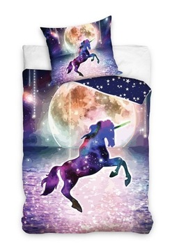 pościel młodzieżowa 160x200 JEDNOROŻEC unicorn