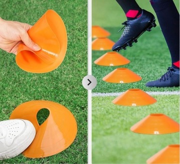 Тренировочные конусы Грибные тарелки Набор конусов 50 шт. Гибкие