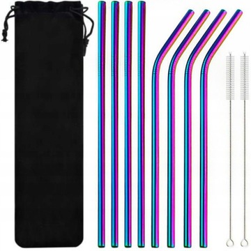 ЭКО СОЛОМОЧКИ, МНОГОРАЗОВЫЕ МЕТАЛЛИЧЕСКИЕ ТРУБКИ, ОЧИСТИТЕЛЬ