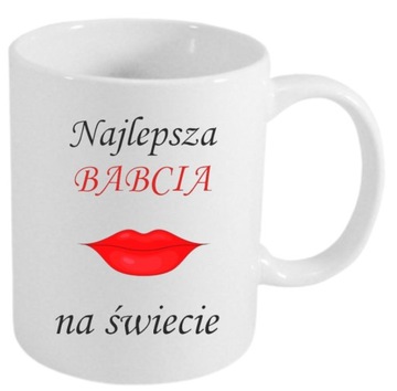 KUBEK NAJLEPSZA BABCIA NA ŚWIECIE DZIEŃ BABCI PREZENT