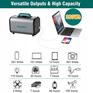 Генератор Powerbank Beaudens B3801 600 Вт СОЛНЕЧНАЯ Генераторная установка