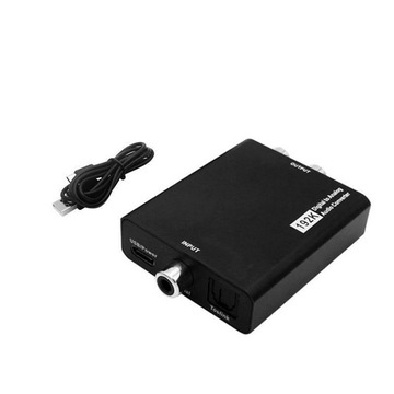 TOSLINK Коаксиально-аналоговый левый/правый + разъем 3,5 мм КОНВЕРТЕР ЦАП 192 кГц