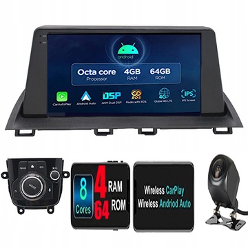 RADIO ANDROID MAZDA 3 III 2013-2018 SIM 4GB RDS