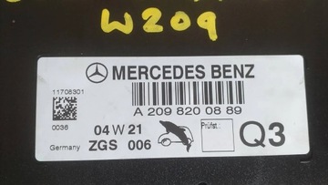 MERCEDES CLK W209 CABRIO ZESILOVAČ ANTÉNNÍ A2098200889