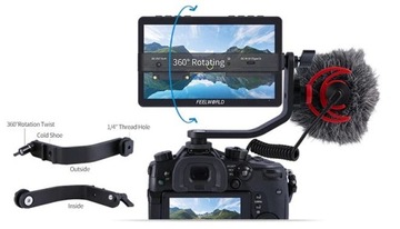 Монитор Feelworld F5 PRO V4 с диагональю 6 дюймов