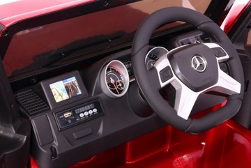 Детский автомобиль на аккумуляторе Mercedes AMG G65 Красный + Покраска + Сумка