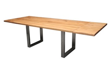 Stół Rozkładany Dębowy 180-260 Drewniany 4 cm BLAT