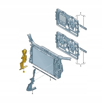 KIEROWNICA POWIETRZA AUDI A4 B8 8K0121284G L/P ASO