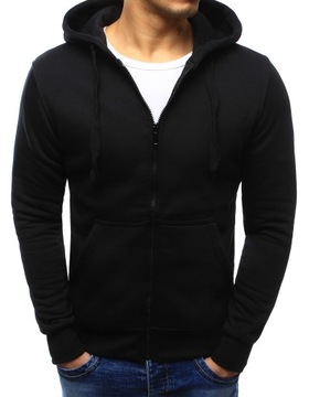 ROZPINANA MĘSKA BLUZA Z KAPTUREM KOLORY ox208 -L