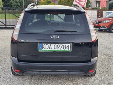 Ford Focus II Kombi 1.6 Duratec 100KM 2010 Ford Focus Lift Sliczny czarny 1.6 benzyna 213 tys km bezwypadkowy z Niemi, zdjęcie 6