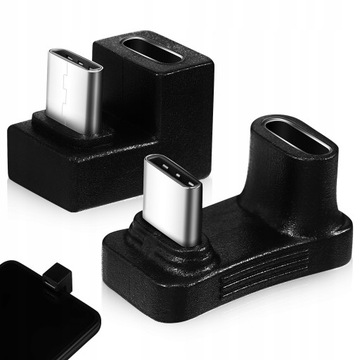 Adapter Wtyczki USB C 90 Stopni 2 Szt