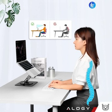 Подставка для ноутбука Macbook 17, подставка, держатель, столик складной, поворотный, 36