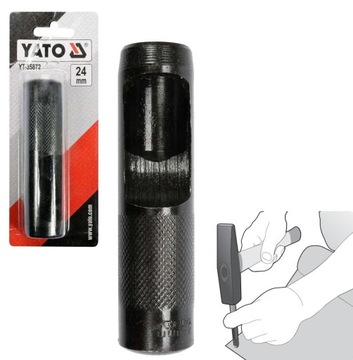 PRZEBIJAK DZIURKACZ DO SKAJU TEKTURY 24mm YT-35872
