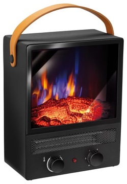 Kominek elektryczny termowentylator grzejnik elektryczny MPM MEK-02 1500W