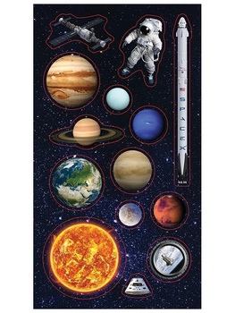 Naklejki nalepki Planety kosmos astronauci