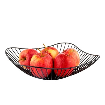 МЕТАЛЛИЧЕСКАЯ КОРЗИНА ДЛЯ ФРУКТОВ ФЛОРИНА УЗОР 25 СМ