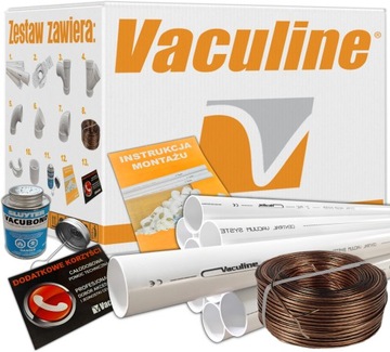 ZESTAW MONTAŻOWY 4 GNIAZDA 2SZ ODKURZACZ CENTRALNY