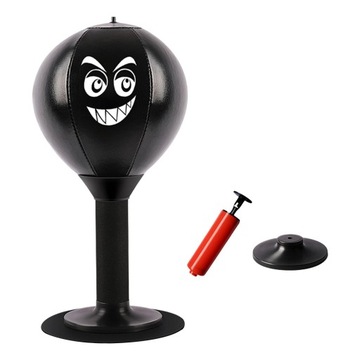 Desktop Punching Bag, Table Desk Boxing Punch Ball,Immediate Black