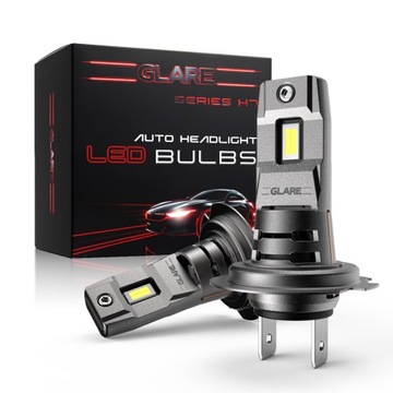 Светодиодные лампочки H7 Series Glare очень сильна 6500K 1: 1 Canbus 12V