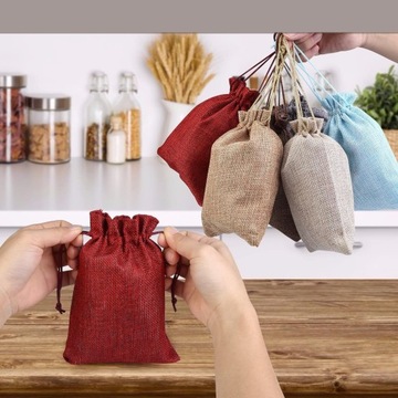 РАЗНОЦВЕТНЫЕ ВИНТАЖНЫЕ СУМОЧКИ ДЛЯ СВАДЕБНЫХ УКРАШЕНИЙ