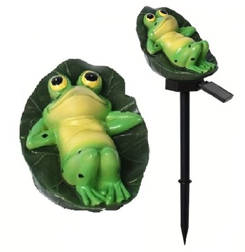 OGRODOWA LAMPKA SOLARNA LED ŻABA