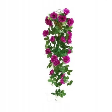 1 szt ZWISAJĄCE BUKIET SZTUCZNE KWIATY RÓŻE 90CM