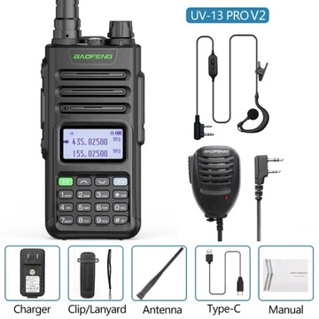 BaoFeng UV-13 PRO V2 10W potężny dwuzakresowy