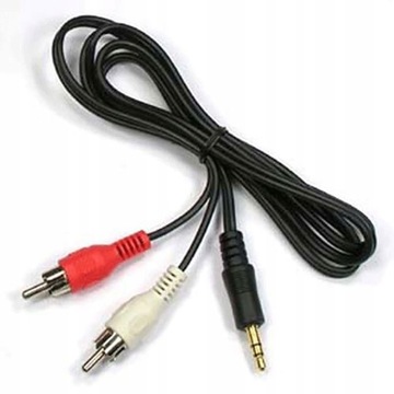 1m 3.5mm Jack Aux to 2 RCA Audio Video Cable