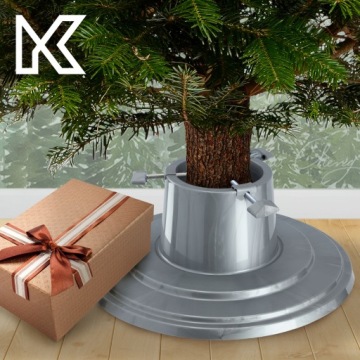 ПОДСТАВКА ДЛЯ ЕЛКИ 2м СЕРЕБРЯНАЯ