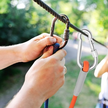 CAMPING LINOWA RATOWNICZA LINOWA UPRZĄŻ WSPINACZKOWA