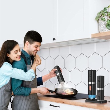 ЭЛЕКТРИЧЕСКАЯ ИЗМЕЛЬЧКА ДЛЯ СОЛИ ПЕРЦА СО СЪЕМНОЙ ЗАРЯДНОЙ СТАНЦИЕЙ USB