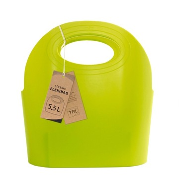 Kosz sklepowy CLASSIC Flexibag 5,5L limonkowy