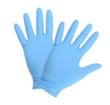 ПЕРЧАТКИ MASTER НИТРИЛОВЫЕ СИНИЕ L, БЕЗ ПОРОШКА