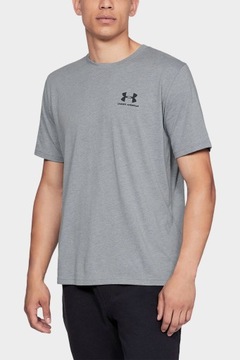 KOSZULKA MĘSKA UNDER ARMOUR T-SHIRT SZYBKOSCHNĄCA BAWEŁNA SPORT 1326799-036