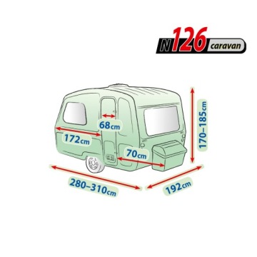 Брезентовый чехол для ПРИЦЕПА N126 NIEWIADÓW