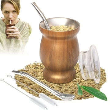 Кружка Yerba Mate Matero Термальный чай Йерба, 240 мл, нержавеющая сталь