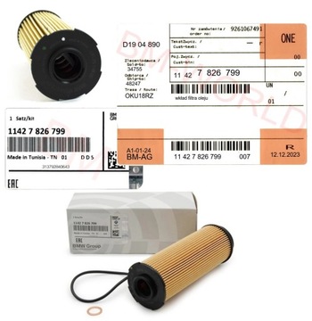 Nowy Oryginalny OE BMW OE filtr oleju BMW X3 X4 X5 X6 G20 G30 F20 F30 z ASO