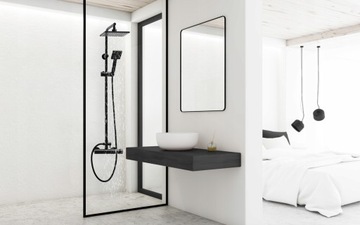 Yoka Home Tiki черный смеситель для душа