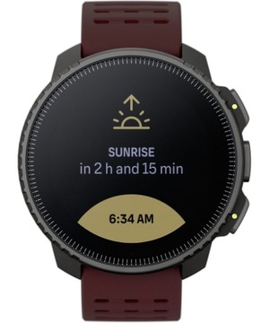 GPS-карты для умных часов Suunto Вертикальный черный Рубин