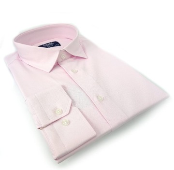 Męska Koszula Espada Slim Fit Klasyczna Bawełniana Taliowana Różowa r. XL