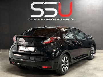 Honda Civic IX Hatchback 5d Facelifting 1.4 i-VTEC 100KM 2016 Honda Civic 1.4 16V 100 KM Elegance Kamera Nawigacja LED ALU Gwarancja SSU, zdjęcie 9