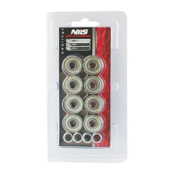 ПОДШИПНИКИ (8 шт.) NILS EXTREME ABEC-7 ХРОМ