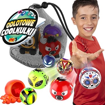 ODLOTOWE COOLKULKI FIGURKA KULKA GRA 3 KULKI + 3 UBRANKA NIESPODZIANKA EPEE