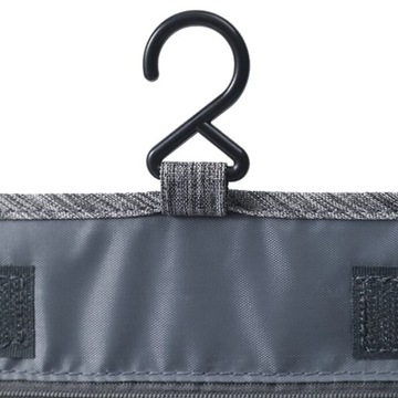 Женская мужская подвесная дорожная косметичка с подвеской, серый SEOL