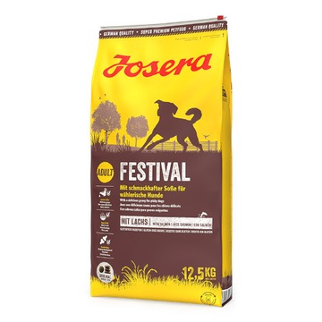 JOSERA FESTIVAL skucha karma pies wybredny z nadwrażliwość pokarmowa 12,5kg
