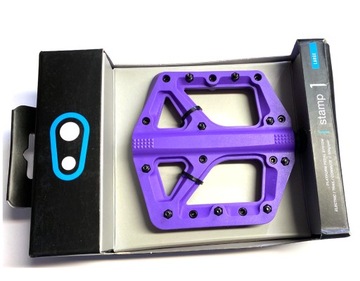 CrankBrothers Stamp 1 Splash Edition large pedały platformowe fiolet
