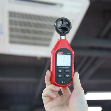 PROFESJONALNY WIATROMIERZ ANEMOMETR Z TERMOMETREM CYFROWY UNI-T UT363