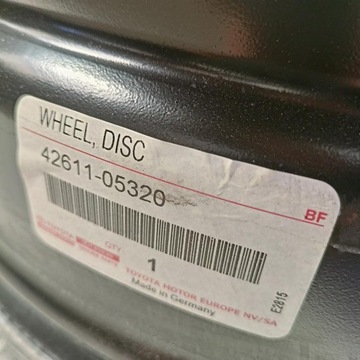 RÁFKY 5X114,3 16 TOYOTA AVENSIS + ČIDLA 4KS (F880)